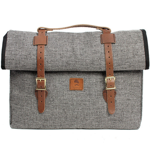 E. Homes Laptop Case Slate Burlap